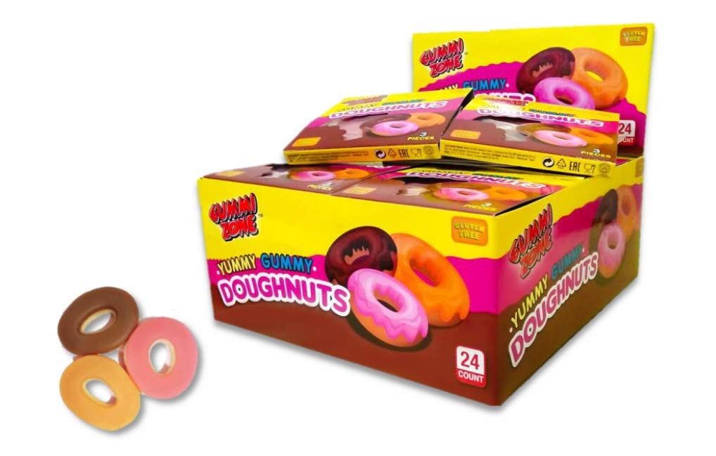 Gummi Zone Doughnuts (Confezione da 24 pezzi)