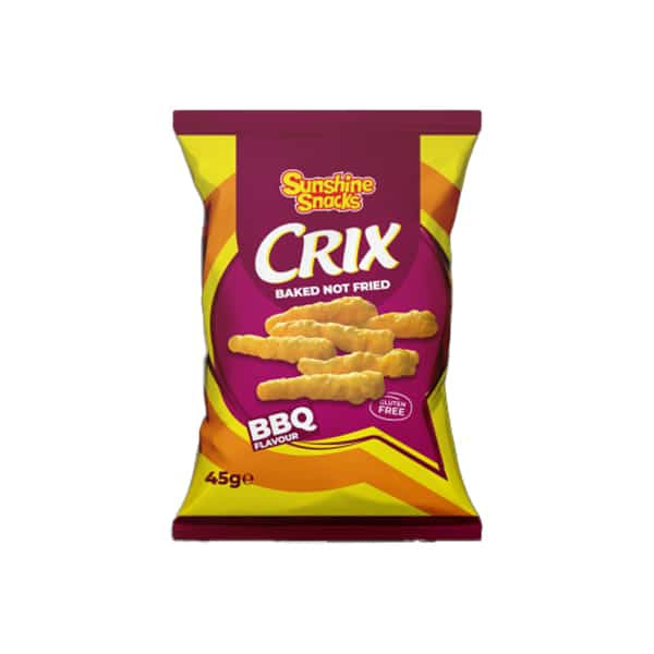 Crix BBQ - Snack di mais gusto BBQ (Confezione da 32 pezzi)