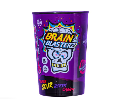 Brain Blasterz Sour Berry Candy Container (Confezione da 12 pezzi)
