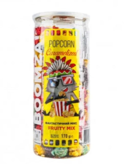 Boomza Popcorn Mix Fruity (Confezione da 12 pezzi)