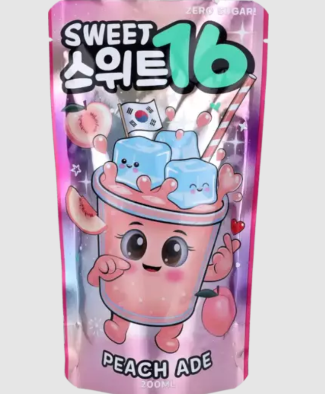 Sweet 16 Zero Peach Ade (Confezione da 10 pezzi)